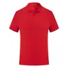 Camisa tipo polo de algodón y seda de verano ropa de trabajo para hombre camiseta de manga corta con solapa camiseta publicitaria cultural ropa de clase logo estampado bordado