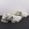 Tênis Esportivo Casual Unissex Putian Novo Modelo 9060 Branco-Cinza Casco de Elefante Pequeno Casal Tênis de Corrida Masculino Sapatos de Pai