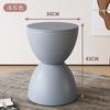 Taburete pequeño para cambiar zapatos estilo nórdico Puerta Hogar Creativo Banco para sala de estar Taburete bajo para niños Plástico engrosado Taburete redondo simple