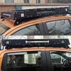 Portaequipajes Dividido con Cubierta de Cuero para Techo de Coche, Equipo de Modificación Off-Road y Focos LED para Camionetas