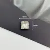 Joias Casuais de Liga de Diamante com Borda Fina, Elegantes, Acessórios Antigos de Coração Quadrado, Acessórios de Cabelo Versáteis, Capa de Celular, Material para Flor de Sapato