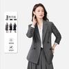 Venta al por mayor Otoño Nuevo Temperamento Ropa de Trabajo Ropa Profesional Traje Formal Traje de Falda Sobre la Rodilla Conjunto de Dos Piezas para Mujer