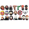 Charms para zapatos de PVC, accesorios para zapatos, dibujos animados lindos personalizados, goma suave creativa, hebillas para zapatos DIY, sellos de goma, admite personalización