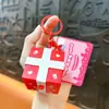 Chaveiro Criativo Caixa Surpresa 3D de Desenho Animado Pingente Divertido Caixa de Presente Pop-Up para Alívio do Estresse Pequeno Presente Atacado