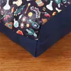 Bolsa de Maquillaje con Cremallera para Monedas Bolsa de Almacenamiento de Algodón Estuche para Lápices de Lona de Dibujos Animados Hecho a Medida Portátil Gran Capacidad