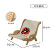Cadeira de Descanso Arranhador para Gatos Sofá, Durável e Fofo, Alto Valor Estético, Brinquedo Universal para Gatos, Afiador de Garras Chaise