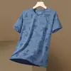 Camiseta Esportiva Masculina de Manga Curta, Fina, de Seda Gelo, Secagem Rápida, Refrescante, Fabricante Transfronteiriço