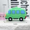 Llavero de coche tridimensional de dibujos animados, coche de simulación creativa, regalo de jardín de infantes, colgante, zapatos con agujeros, accesorios DIY
