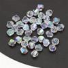 Contas Sinfonia Chatas 2/3/4/6/8mm Cristal Furo Reto Facetadas Roda Contas Material para Grampo de Cabelo DIY Estilo Antigo
