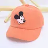 Boné bico de pato para bebê de 1-3 anos, chapéu de veludo cotelê, design de desenho animado, novo estilo outono/inverno, boné de beisebol infantil coreano, marca da moda, para exportação