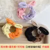 Ligas Gruesas Elásticas para el Cabello Tejidas a Mano de Color Dopamina, Alta Elasticidad Duraderas Bandas Elásticas Hechas a Mano