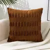 Atacado de fábrica travesseiro de veludo luxuoso moderno simples para sofá, cabeceira, lombar, liso, atacado