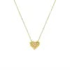 Colar Feminino Coração de Amor Estilo Coreano Ins Estilo Frio Luxo Leve Design de Nicho Corrente para Clavícula de Aço Titânio Acessórios Simples