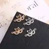 Nueva Máscara de Bola de Micro Diamante Accesorios de Joyería de Aleación Anillo Doble Colgante de Collar Pulsera Accesorios con Cuentas Venta al por Mayor