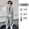 Conjunto de Traje para Niños, Nuevo Traje Casual de Primavera, Elegante Traje Formal para Padrino de Boda, Atuendo para Performance de Piano de Anfitrión Infantil