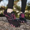 Sapatos Amphibious Five-Finger para Rastreamento de Rios ao Ar Livre Espessos, Sapatos para Pular Corda e Aeróbica Indoor, Sapatos de Yoga, Sapatos Amphibious Barefoot para Natação