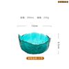 Cuenco de vidrio de Phnom Penh con patrón de martillo, apto para el hogar, plato de fruta transparente irregular, cuenco de vidrio de estilo japonés, cuenco para ensalada de frutas, venta al por mayor