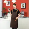 Delantales para Fruterías con Impresión de Logo Personalizado, Uniformes de Trabajo Modernos para Camareros para Cadenas de Supermercados de Alimentos Frescos