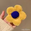 Ano Novo Coreano Amor Vermelho Elegante Franja Pelúcia Presilha de Pegar Menina Fofa Acessórios de Cabelo para Trás da Cabeça Outono e Inverno Presilha de Cabelo