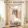 Perchero estilo Dopamina, perchero simple de pie, móvil con ruedas, perchero engrosado para dormitorios estudiantiles