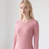 Conjunto Térmico DeRong300g de Alta Calidad para Hombres y Mujeres, Cuello Redondo Alto, Cepillado por Ambos Lados para Otoño