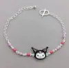 Pulseira de prata de lei S925 nova cola de gota Sanrio pulseira infantil fofa joia de prata vendas diretas da fábrica transfronteiriça