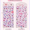 Auténticos Pegatinas de Fieltro de Dibujos Animados Kuromi My Melody Kitty Cat Cinnamoroll Pegatinas de Decoración para Diario Materiales para Manualidades