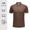 2024 novo verão gelo seda algodão high-end camisa polo masculino manga curta linha fina lapela top personalização