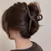 Atacado de acessórios de cabelo Dongdaemun Coreia: Grampos de cabelo da nuca da moda para mulheres, presilhas tubarão de alta qualidade e requintadas