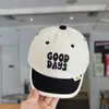 Gorro de Bebé Primavera y Otoño Estilo Coreano Delgado Estampado de Letras Versátil Gorra de Béisbol para Niños y Niñas, Cortavientos y Cálido para Otoño