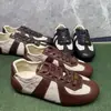Estilo retrô paleta de cores Maillard color blocking tênis de treino alemão feminino 2026 novo verão casual esportivo versátil tênis Forrest Gump