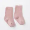 19 Meias de Bebê Grossas de Lã Novas para Outono e Inverno, Meias Quentes Versáteis de Costela com Agulha Dupla para Crianças Pequenas e Médias