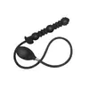 Tapón Anal Inflable Plegable de Tres Bolas, Extra Largo, para Hombres y Mujeres, Expansión y Desarrollo Anal, Dispositivo de Masturbación Anal Sm, Juguete Sexual