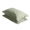 Fundas de almohada de algodón clase A, un par para uso doméstico 48cmx74cm Fundas de almohada de algodón puro de verano, funda de almohada individual 2025