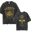 Camiseta Lavada Edição Limitada Academia de Guerra Basgiath Quarta Asa Cavaleiro de Dragão Unissex Moda Retrô Algodão Solto