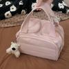 Bolsa Cosmética Fofa com Abertura Dupla Larga Cuidadosamente Selecionada, com Grande Capacidade, Nova Bolsa de Viagem Portátil para Armazenamento de Produtos de Higiene Pessoal com Boa Aparência