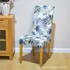 Nueva Funda de Silla Elástica Estampada Todo Incluido Estilo Europeo y Americano Funda de Silla para Hogar Hotel Amazon Funda de Silla Transfronteriza