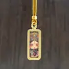 Mini Colgante Pequeño Thangka Colgante Thangka Pintado a Mano Collar