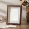 Porta-Retrato Tridimensional Oco com Flores Secas Moldura Decorativa de Madeira DIY Porta-Retrato de Mesa Retangular 6 polegadas Porta-Retrato Vazio Moldura de Quebra-Cabeça Feita à Mão