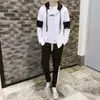 Traje Casual de Primavera Moda Masculina Deportiva Primavera y Otoño Ropa Delgada Suéter Moda Atractivo Estilo Coreano Chaqueta Masculina