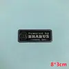 Aplicable a Pegatina para Coche Mercedes-Benz Clase C Clase E GLC GLA GLB Pegatina Decorativa de Metal Logo AMG Placa de Nombre BRABUS Logo de Aluminio