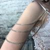 Acessórios de moda europeus e americanos Noiva Casamento Multi-camada Cristal Ombro Cadeia All-match Gotas de Água Sexy Sling Cadeia Jóias