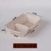 Caixa de jantar descartável American Pulp Caixa de salada degradável Sugarcane Pulp Square Takeaway Box Combinações Caixa de embalagem de celulose de bambu