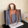 Bolsa de Lona de Gran Capacidad para Mujer 2026 Nueva Primavera Casual Clase Ropa de Trabajo Bolso Tote Bolso de Hombro de Gran Capacidad