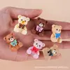 Novo produto transfronteiriço: Urso de Gravata Borboleta de Bolinhas Ornamento de Resina, Decoração Criativa de Mesa de Cura de Nicho de Alto Padrão