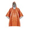 Impermeable de emergencia reflectante portátil herramienta de supervivencia de emergencia para exteriores poncho a prueba de lluvia cálido multifuncional capa de senderismo