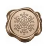 Série de Natal Adesivos de Selo de Cera Bronze Antigo para Envelopes, Convites, Garrafas de Vinho e Decoração de Presentes