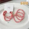 Novo Elástico de Cabelo Enrugado de Alta Elasticidade Estilo Coreano Corda de Cabelo Simples Sem Costura Proteção do Cabelo Não Danifica o Cabelo Elástico Prender Rabo de Cavalo Acessórios de Cabelo