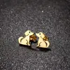 Yiwu Joias Aço Inoxidável Vazado Personalizado Fofo Animal de Estimação Cachorro Gato Dinossauro Brincos Femininos Acessórios Versáteis em Estoque