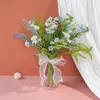 Ramo Pequeño, Flor Artificial, Decoración de Flor Artificial, Flor de Rosa Artificial, Decoración de Flor Artificial, Flor Biónica, Flor de Plástico, Flor Decorativa